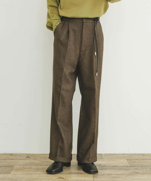 ITEMS URBANRESEARCH（アイテムズ アーバンリサーチ）の「ベルト付きパンツ（その他パンツ・レディース・カーキ/チャコールグレー/ブラウン・FREE）」の14枚目の写真