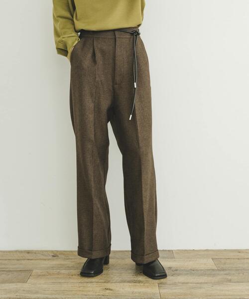 ITEMS URBANRESEARCH（アイテムズ アーバンリサーチ）の「ベルト付きパンツ（その他パンツ・レディース・カーキ/チャコールグレー/ブラウン・FREE）」の15枚目の写真
