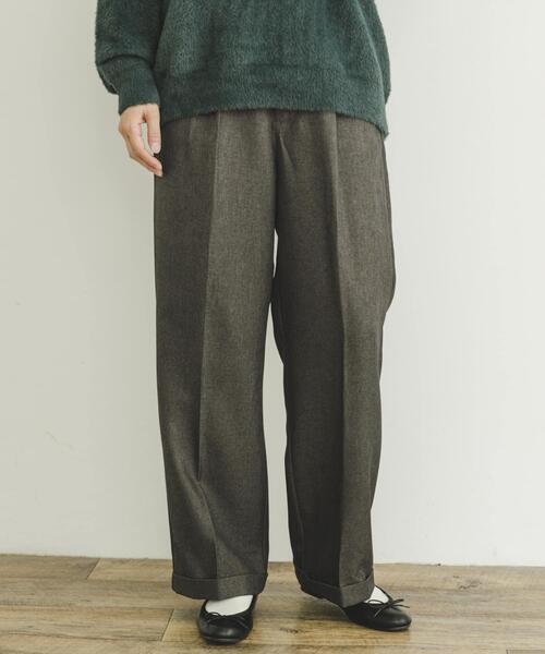 ITEMS URBANRESEARCH（アイテムズ アーバンリサーチ）の「ベルト付きパンツ（その他パンツ・レディース・カーキ/チャコールグレー/ブラウン・FREE）」の20枚目の写真