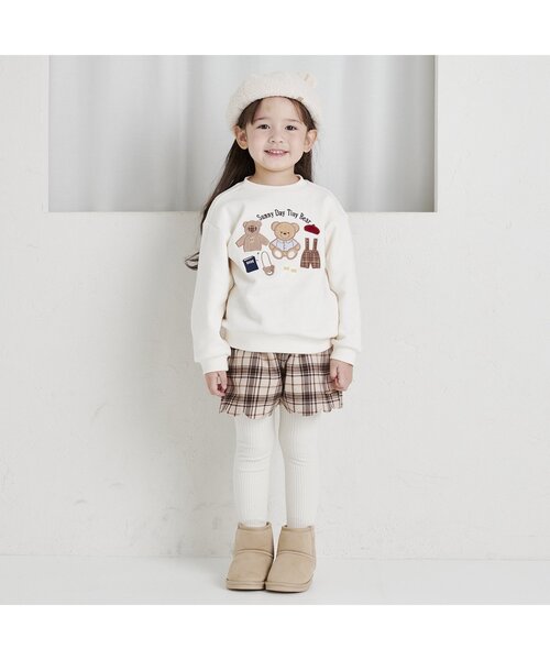 apres les cours（アプレレクール）の「【リンク・セットアップ可】スカラップショートパンツ（その他パンツ・キッズ・グレー/ブラック/ベージュ・80/90/100/110/120/130/140）」の10枚目の写真