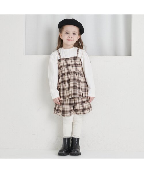 apres les cours（アプレレクール）の「【リンク・セットアップ可】スカラップショートパンツ（その他パンツ・キッズ・グレー/ブラック/ベージュ・80/90/100/110/120/130/140）」の11枚目の写真