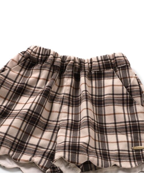 apres les cours（アプレレクール）の「【リンク・セットアップ可】スカラップショートパンツ（その他パンツ・キッズ・グレー/ブラック/ベージュ・80/90/100/110/120/130/140）」の13枚目の写真