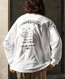 【WEB・直営店限定】MARK GONZALES ARTWORK COLLECTION(マーク ゴンザレス)バックプリントロングTシャツ/4type/4colors