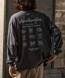 【WEB・直営店限定】MARK GONZALES ARTWORK COLLECTION(マーク ゴンザレス)バックプリントロングTシャツ/4type/4colors