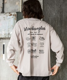 【WEB・直営店限定】MARK GONZALES ARTWORK COLLECTION(マーク ゴンザレス)バックプリントロングTシャツ/4type/4colors