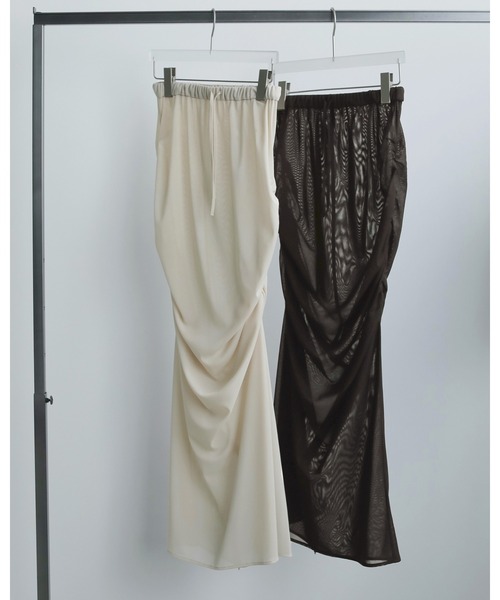 anuke（アンヌーク）の「Gather Tulle Skirt（スカート）」 - WEAR