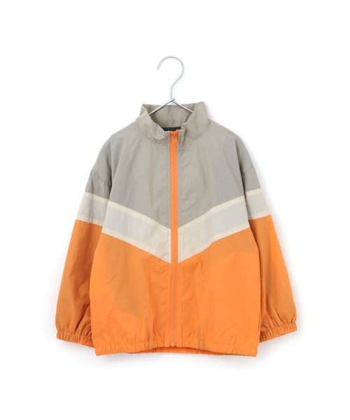 MAKE YOUR DAY（メイクユアデイ）の「切替ナイロンジャケット■80～140cm（ナイロンジャケット・キッズ・オレンジ/イエロー/ブラック・80/90/100/110/120/130/140）」の17枚目の写真