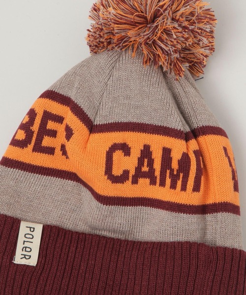 POLeR(ポーラー)の「【POLeR/ポーラー】ロゴニット帽/ビーニー(ニットキャップ/ビーニー・メンズ・ダークグレー/ブラック/ライトブルー・FREE)」の8枚目の写真