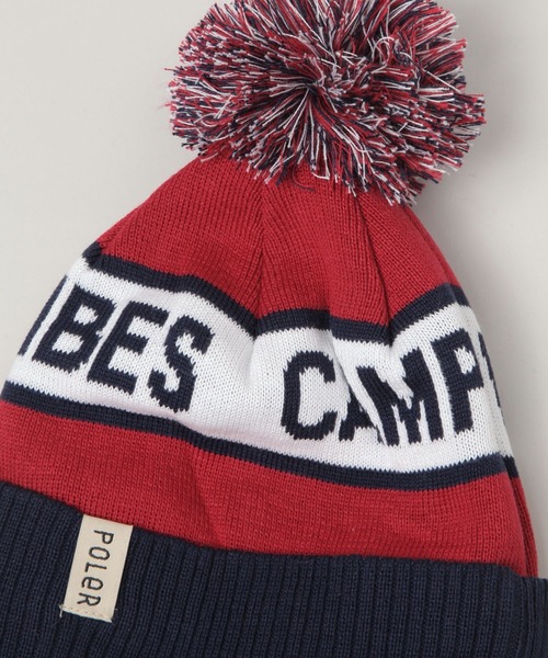 POLeR(ポーラー)の「【POLeR/ポーラー】ロゴニット帽/ビーニー(ニットキャップ/ビーニー・メンズ・ダークグレー/ブラック/ライトブルー・FREE)」の9枚目の写真