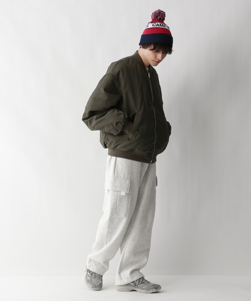 POLeR(ポーラー)の「【POLeR/ポーラー】ロゴニット帽/ビーニー(ニットキャップ/ビーニー・メンズ・ダークグレー/ブラック/ライトブルー・FREE)」の15枚目の写真