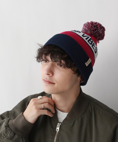 POLeR(ポーラー)の「【POLeR/ポーラー】ロゴニット帽/ビーニー(ニットキャップ/ビーニー・メンズ・ダークグレー/ブラック/ライトブルー・FREE)」の12枚目の写真