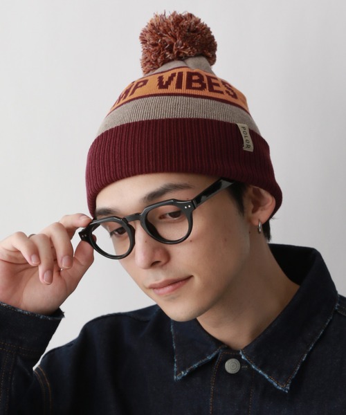 POLeR(ポーラー)の「【POLeR/ポーラー】ロゴニット帽/ビーニー(ニットキャップ/ビーニー・メンズ・ダークグレー/ブラック/ライトブルー・FREE)」の21枚目の写真