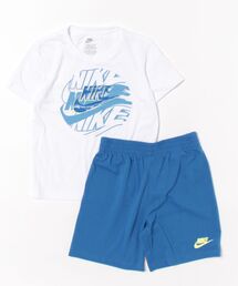 NIKE（ナイキ）の「【NIKE】NKB B NSW ON THE MOVE JRSY SET/Tシャツ＆ショートパンツ/上下セットアップ/キッズ（Tシャツ/カットソー）」