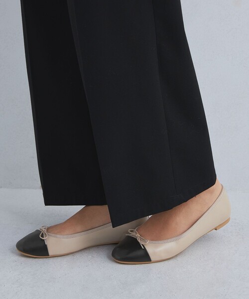 green label relaxing(グリーンレーベルリラクシング)の「ラウンド バレエシューズ / フラットシューズ(バレエシューズ・レディース・シルバー/その他1/ブラック・24.5cm/24cm/23.5cm/22.5cm/25cm/23cm)」の3枚目の写真