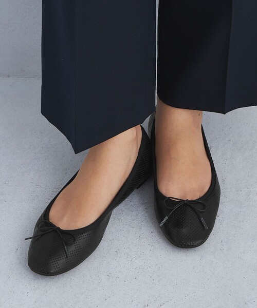 green label relaxing(グリーンレーベルリラクシング)の「ラウンド バレエシューズ / フラットシューズ(バレエシューズ・レディース・シルバー/その他1/ブラック・24.5cm/24cm/23.5cm/22.5cm/25cm/23cm)」の6枚目の写真