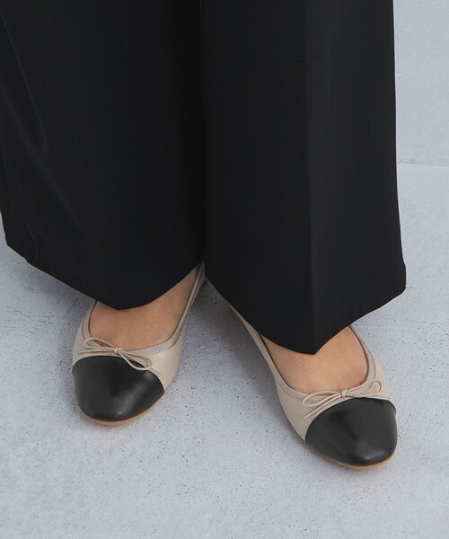 green label relaxing(グリーンレーベルリラクシング)の「ラウンド バレエシューズ / フラットシューズ(バレエシューズ・レディース・シルバー/その他1/ブラック・24.5cm/24cm/23.5cm/22.5cm/25cm/23cm)」の8枚目の写真