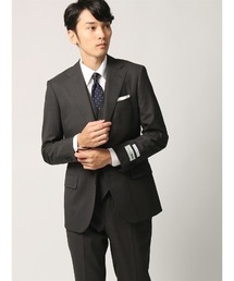 SUIT SQUARE（スーツスクエア）の「スーツ スリーピース 3つボタン ピンストライプ TR15（スーツセット・メンズ）」