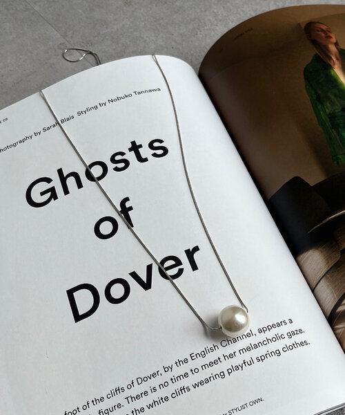 DouDou（ドゥドゥ）の「1粒ビッグパールロングネックレス（ネックレス・レディース・シルバー/ゴールド・FREE）」の5枚目の写真