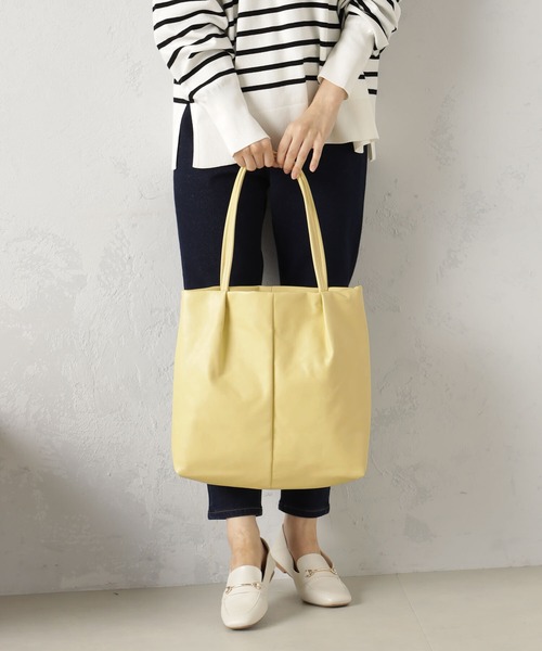 FOUND GOOD(ファウンドグッド)の「アラエルゴウヒトート(トートバッグ・レディース・ベージュ/グリーン系2/ブラック/グレー系2/アイボリー/イエロー系2・FREE)」の6枚目の写真