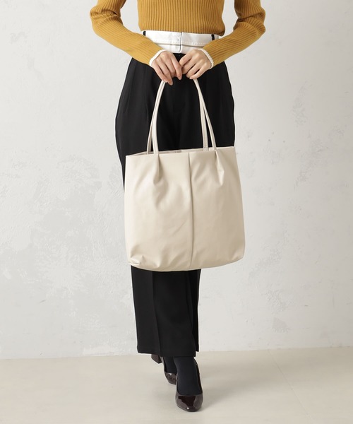 FOUND GOOD(ファウンドグッド)の「アラエルゴウヒトート(トートバッグ・レディース・ベージュ/グリーン系2/ブラック/グレー系2/アイボリー/イエロー系2・FREE)」の5枚目の写真