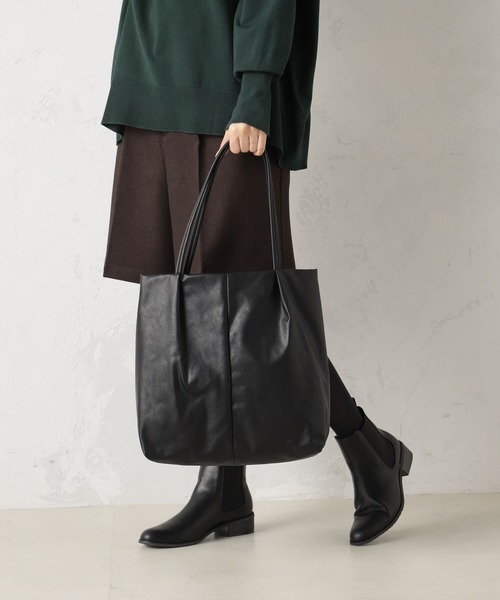 FOUND GOOD(ファウンドグッド)の「アラエルゴウヒトート(トートバッグ・レディース・ベージュ/グリーン系2/ブラック/グレー系2/アイボリー/イエロー系2・FREE)」の7枚目の写真