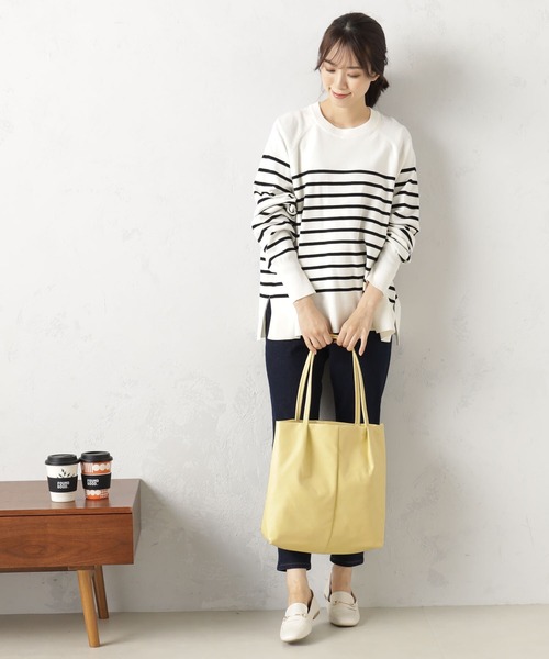 FOUND GOOD(ファウンドグッド)の「アラエルゴウヒトート(トートバッグ・レディース・ベージュ/グリーン系2/ブラック/グレー系2/アイボリー/イエロー系2・FREE)」の17枚目の写真