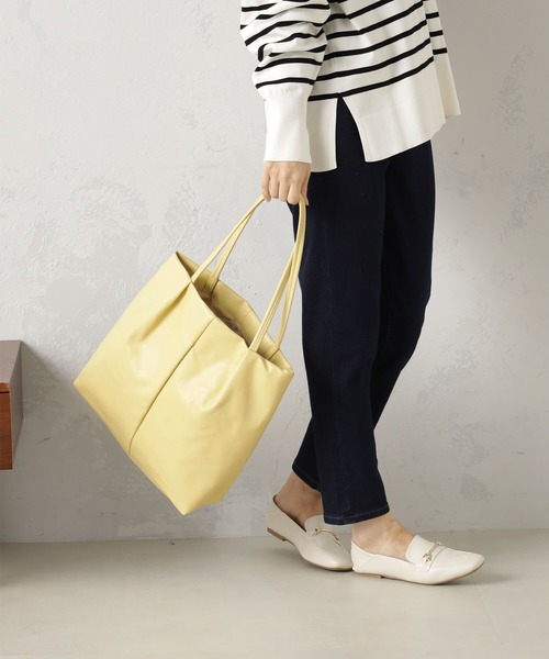 FOUND GOOD(ファウンドグッド)の「アラエルゴウヒトート(トートバッグ・レディース・ベージュ/グリーン系2/ブラック/グレー系2/アイボリー/イエロー系2・FREE)」の18枚目の写真