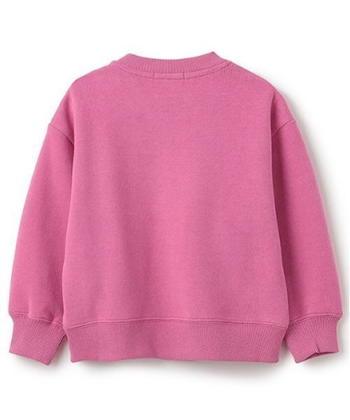 X-girl Stages（エックスガールステージス）の「キラッキートレーナー（スウェット・キッズ・ネイビー/ピンク・90cm/110cm/100cm/120cm）」の4枚目の写真