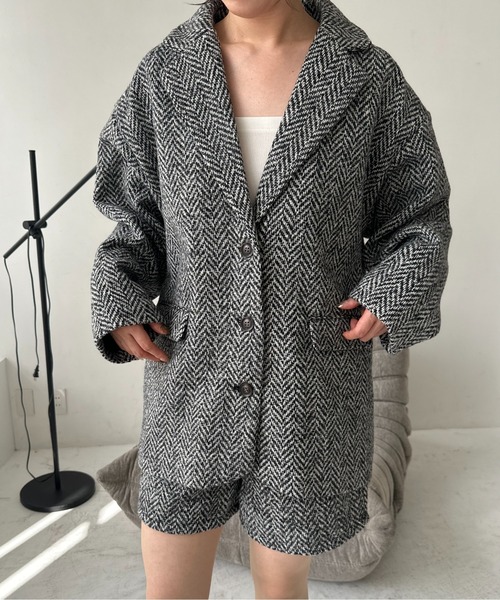 I_am（アイアム）の「tweed half pants / ツイードハーフパンツ（その他パンツ・レディース・ブラック・FREE）」の10枚目の写真
