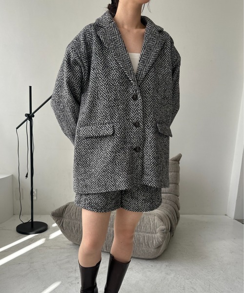 I_am（アイアム）の「tweed half pants / ツイードハーフパンツ（その他パンツ・レディース・ブラック・FREE）」の11枚目の写真