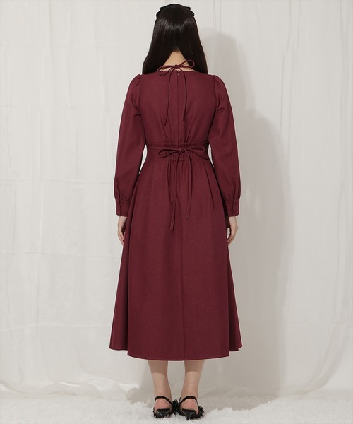 WILLSELECTION（ウィルセレクション）の「クロスネックフレアワンピース（ワンピース・レディース・チャコールグレー/ダークブラウン/ボルドー・FREE）」の20枚目の写真