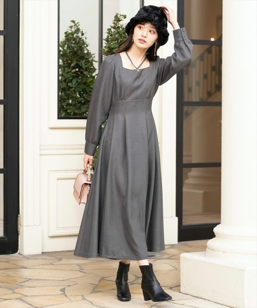 セール】クロスネックフレアワンピース（ワンピース）｜WILLSELECTION