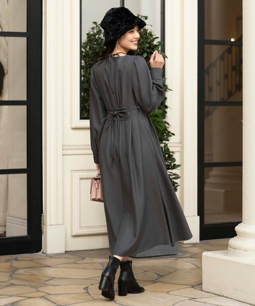 セール】クロスネックフレアワンピース（ワンピース）｜WILLSELECTION