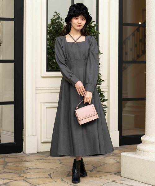 セール】クロスネックフレアワンピース（ワンピース）｜WILLSELECTION