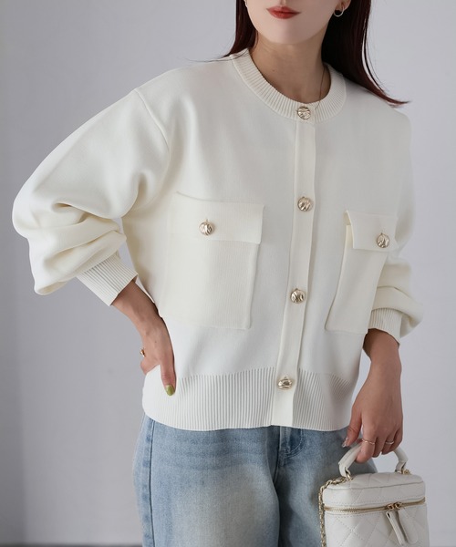 ADORE タフタペプラムガーデ サイズ38□ホワイト ジャガードペプラム