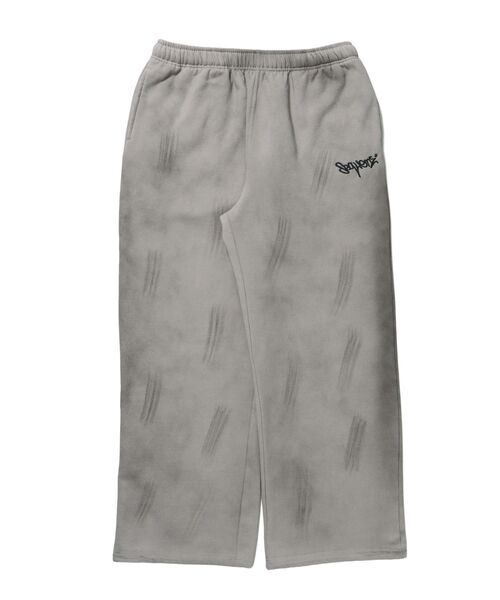 【SEQUENZ（シークエンズ）】LOGO APPLIQUE SWEAT PANTS / フェード スウェット オーバーサイズ ヴィンテージライク 裏起毛 ≪SET UP着用可能≫（スウェットパンツ）｜SEQUENZ（シークエンズ）