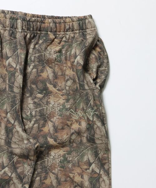 【SEQUENZ（シークエンズ）】LOGO APPLIQUE SWEAT PANTS / フェード スウェット オーバーサイズ ヴィンテージライク 裏起毛 ≪SET UP着用可能≫（スウェットパンツ）｜SEQUENZ（シークエンズ）