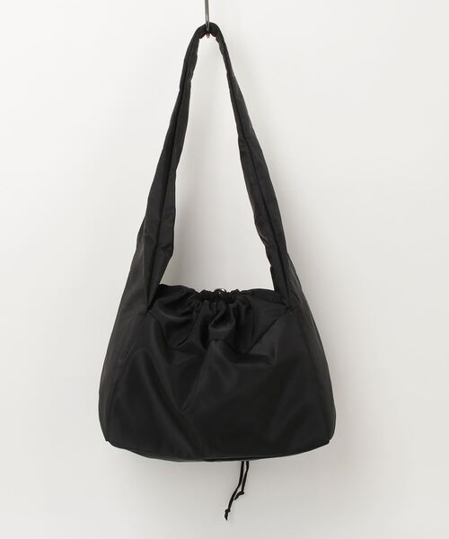ALWAYS GOOD TIME(オルウェイズグッドタイム)の「『M2SUQARED/エムツースクエア』ドロストショルダーバッグ(ショルダーバッグ・レディース・ブラック・FREE)」の4枚目の写真