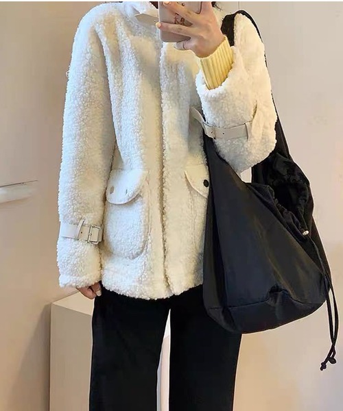 ALWAYS GOOD TIME(オルウェイズグッドタイム)の「『M2SUQARED/エムツースクエア』ドロストショルダーバッグ(ショルダーバッグ・レディース・ブラック・FREE)」の13枚目の写真