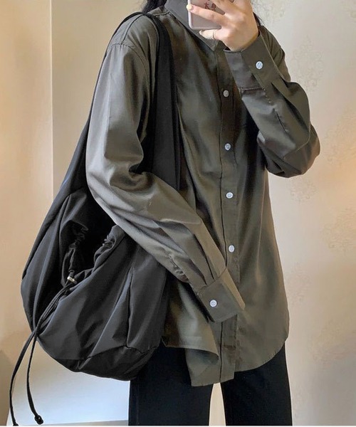 ALWAYS GOOD TIME(オルウェイズグッドタイム)の「『M2SUQARED/エムツースクエア』ドロストショルダーバッグ(ショルダーバッグ・レディース・ブラック・FREE)」の8枚目の写真