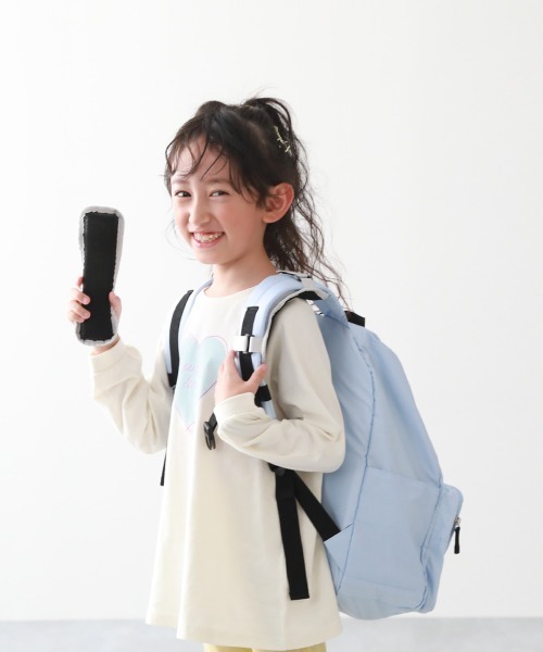 devirock（デビロック）の「肩にやさしい 洗濯機で洗える ふかふか ランドセル用 ショルダーパッド（ランドセル・キッズ・ライトグレー/ピンク/ブルー系/チャコール・ONE SIZE）」の5枚目の写真