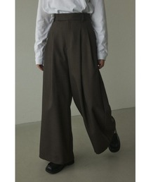BLACK BY MOUSSY | double tuck wide pants(ダブルタックワイドパンツ)(スラックス)