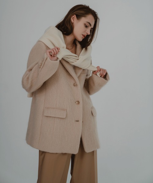 24AW LIBJOIE シャギーテーラージャケット LIBJOIE（リブジョア）の「シャギーテーラージャケット（テーラード
