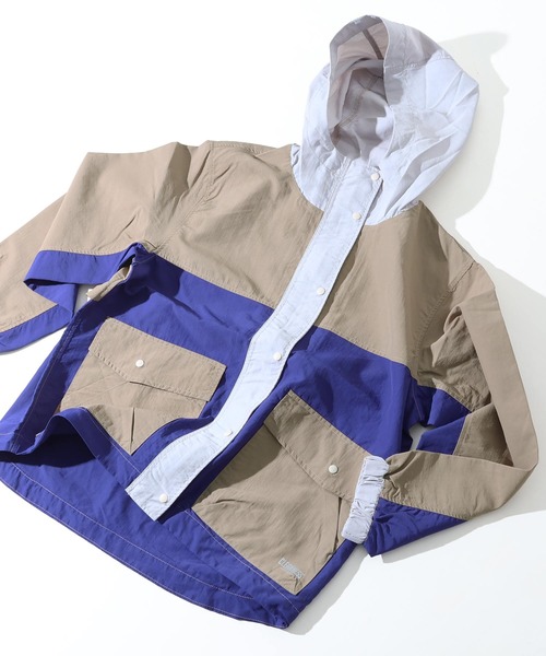 KRIFF MAYER Lady's Collection（クリフメイヤーレディースコレクション）の「クリーネスマウンテンパーカー（マウンテンパーカー・レディース・グレイッシュベージュ/ブラック/ブルー/その他5/イエロー/カラフル/ライトグレー・LARGE/MEDIUM）」の7枚目の写真