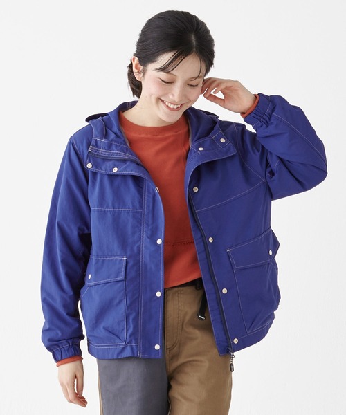 KRIFF MAYER Lady's Collection（クリフメイヤーレディースコレクション）の「クリーネスマウンテンパーカー（マウンテンパーカー・レディース・グレイッシュベージュ/ブラック/ブルー/その他5/イエロー/カラフル/ライトグレー・LARGE/MEDIUM）」の18枚目の写真