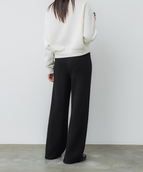 coca(coca)(コカ)の「裏シャギーニットパンツ(その他パンツ・レディース・ブラック/グレー・M/S/L)」の6枚目の写真
