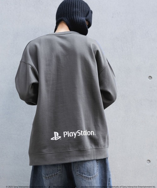 niko and...（ニコアンド）の「【PlayStation(プレイステーション)】限定ラストオブアスプルオーバー（スウェット・メンズ・ボルドー/チャコール・LARGE/MEDIUM）」の5枚目の写真