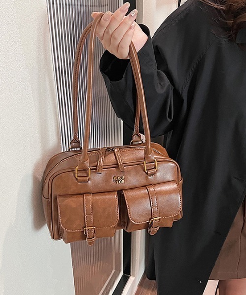 FREE STYLISTS(フリー スタイリスト)の「Y2K レトロ バックルデザインBAG / 500mlペットボトル収納可能(ショルダーバッグ・レディース・ブラウン/ダークブラウン/ブラック・FREE)」の18枚目の写真
