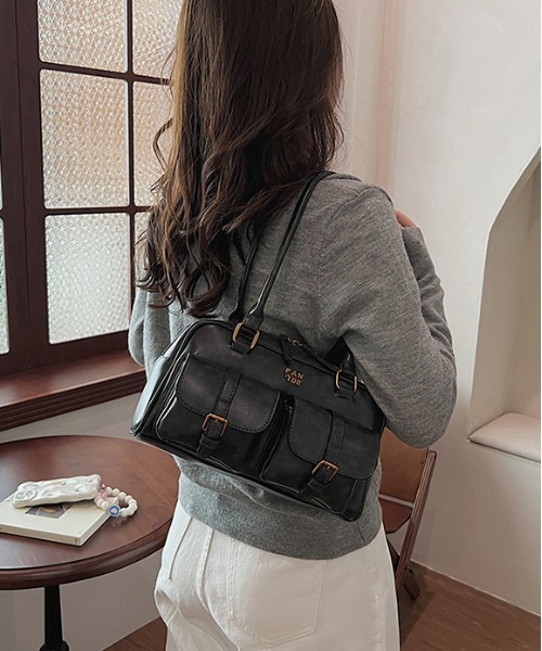 セール】Y2K レトロ バックルデザインBAG / 500mlペットボトル収納可能