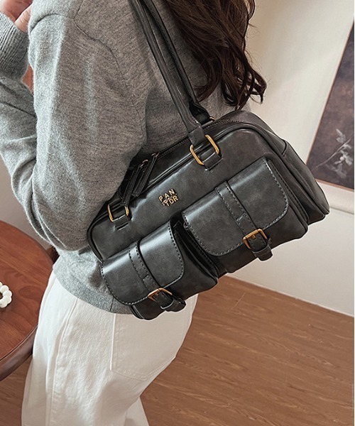 FREE STYLISTS(フリー スタイリスト)の「Y2K レトロ バックルデザインBAG / 500mlペットボトル収納可能(ショルダーバッグ・レディース・ブラウン/ダークブラウン/ブラック・FREE)」の6枚目の写真